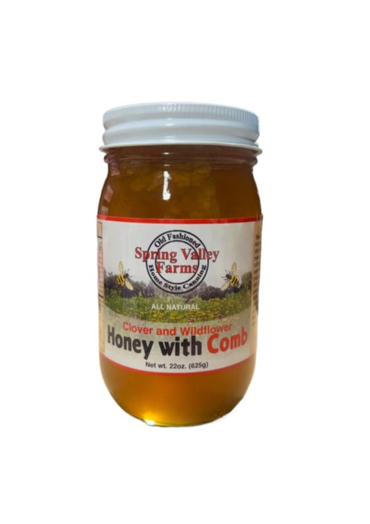 Spring Valley Farms Honey with Comb 22oz