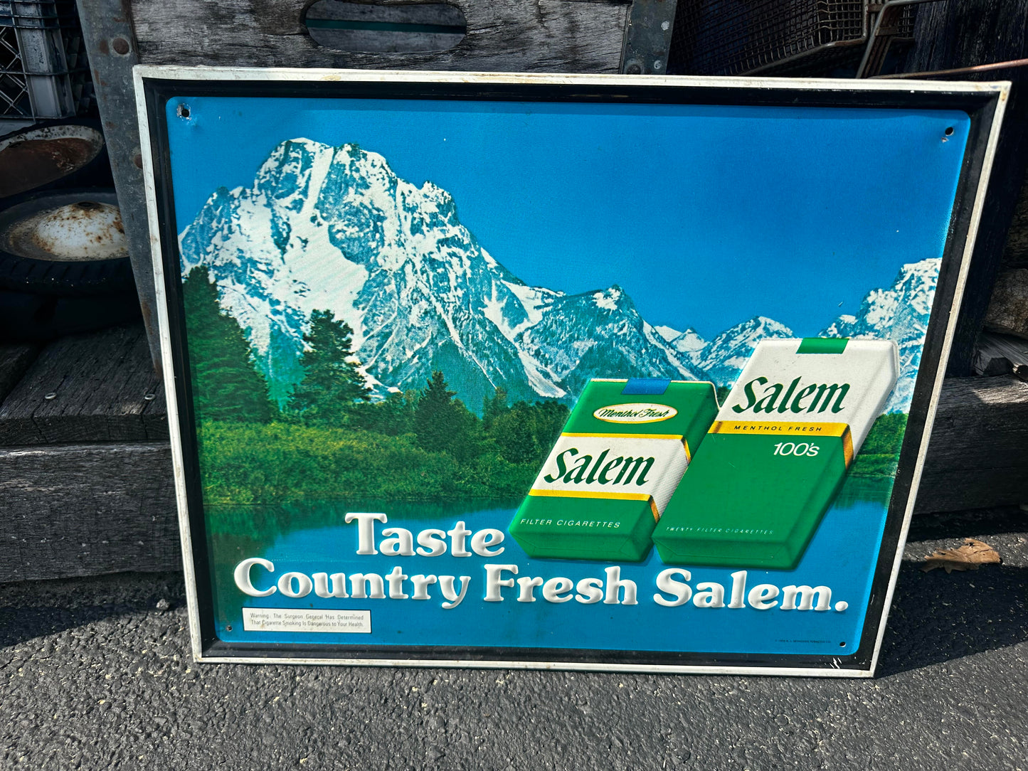 Vintage Salem Taste Country Fresh Sign