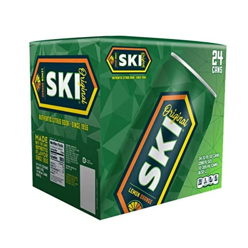 SKI Citrus Soda Cans (12 Ounce) - 24 Pack