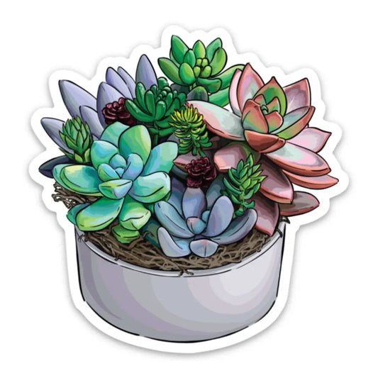 Succulent Planter Sticker