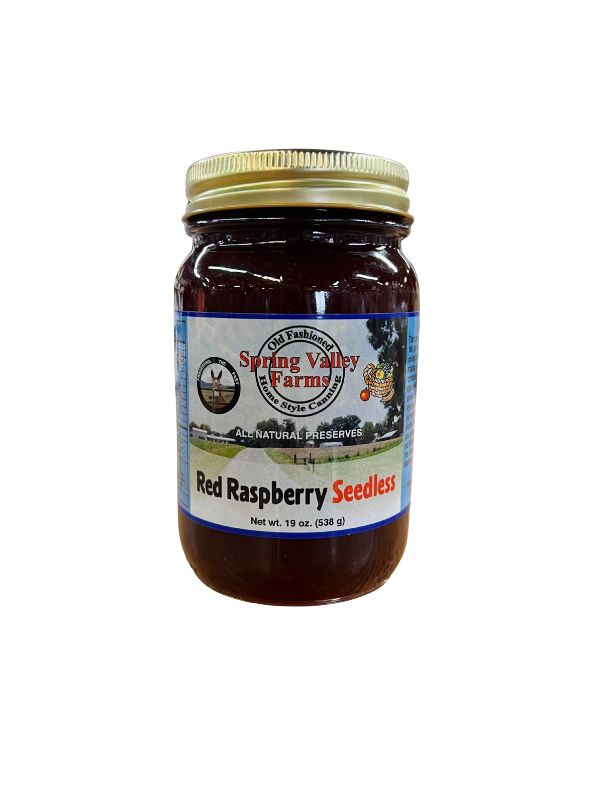 Old Store Raspberry Seedless Jam Spring Valley Farms Red Raspberry Seedless Jam – The Olde General Store