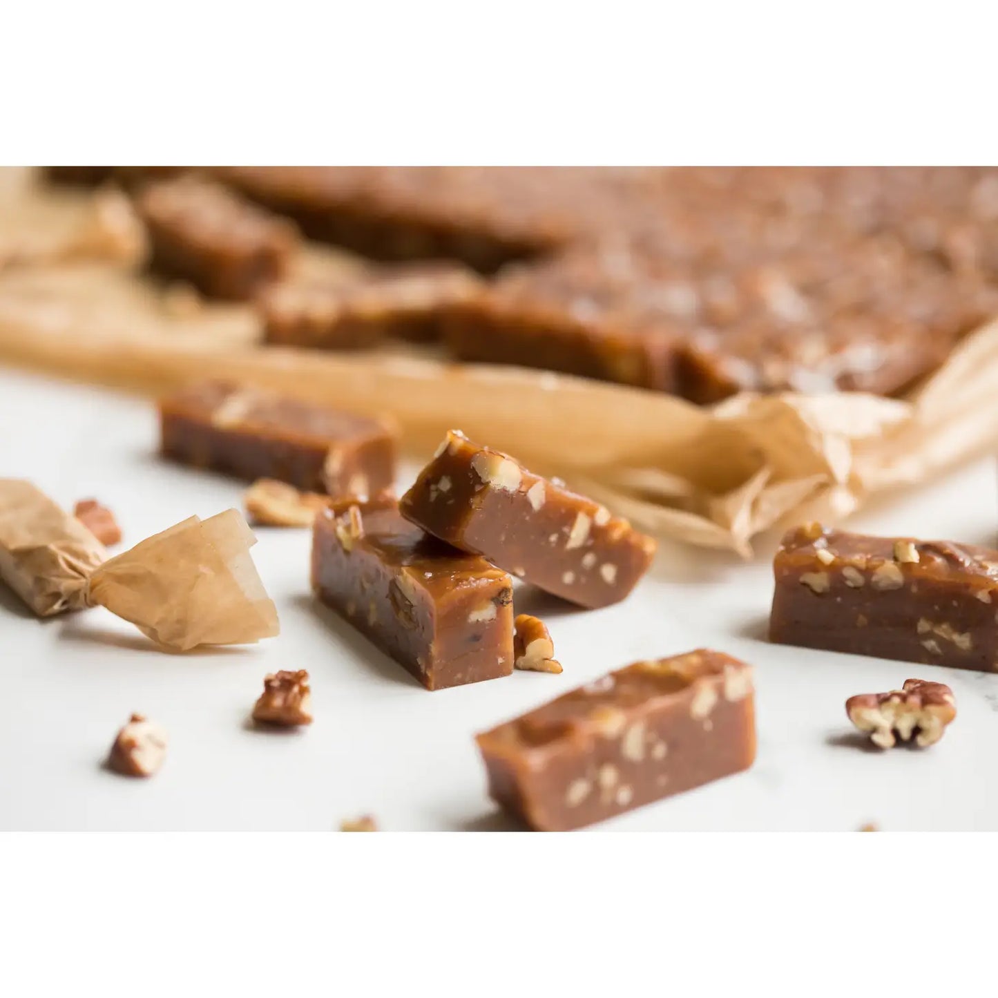 Shotwell Candy Co. Bourbon and Maple Pecan Caramels 1 oz