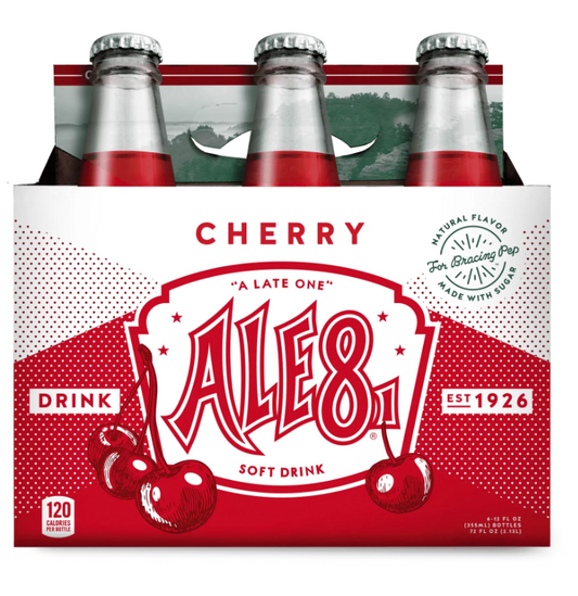 Ale-8-One Cherry Soft Drink-Case of 6