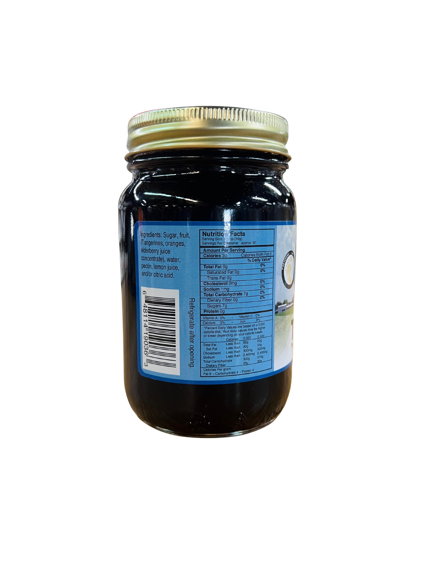 Spring Valley Farms TOE Jam (Tangerines, Oranges, Elderberry)