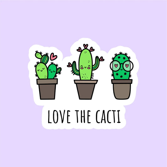 Love The Cacti Sticker