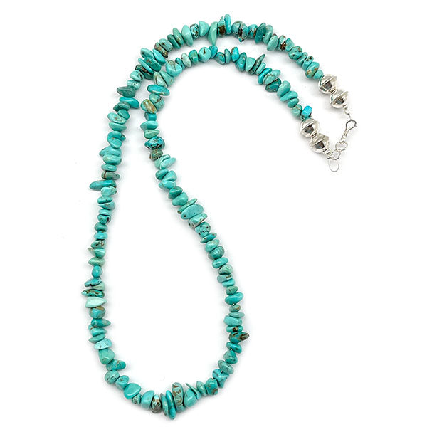 18" Turquoise Nugget Necklace