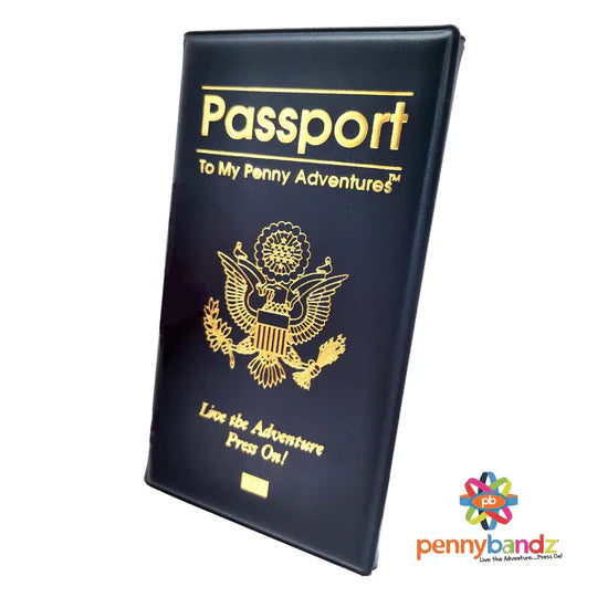 Penny Collector book classic Penny Passport Tri-Fold style by Pennybandz