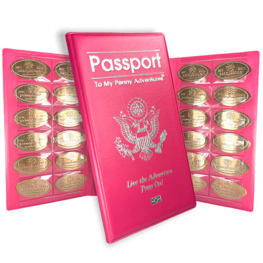 Penny Collector book classic Penny Passport Tri-Fold style by Pennybandz