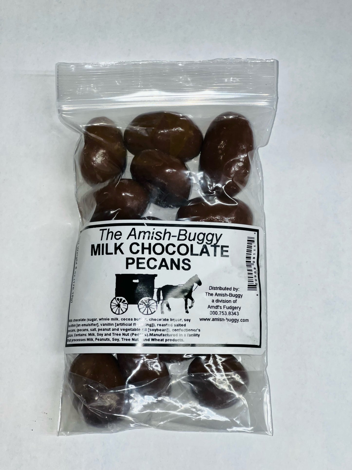 The Amish-Buggy Milk Chocolate Pecans