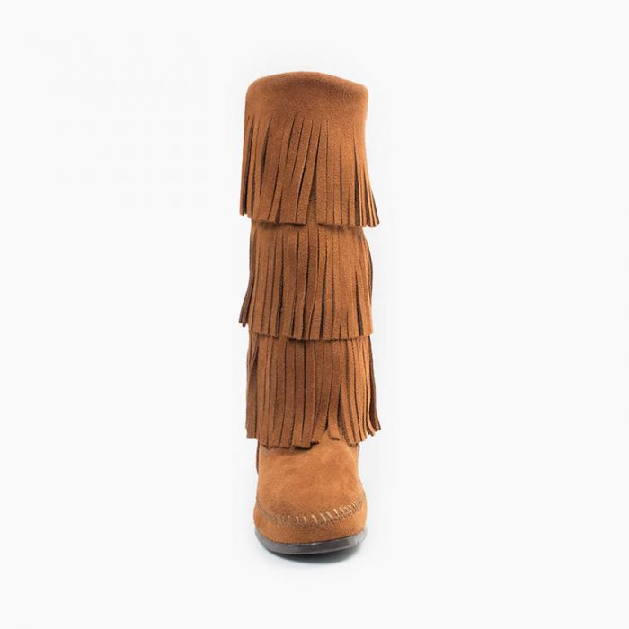 Minnetonka Women's 3-Layer Fringe Boot