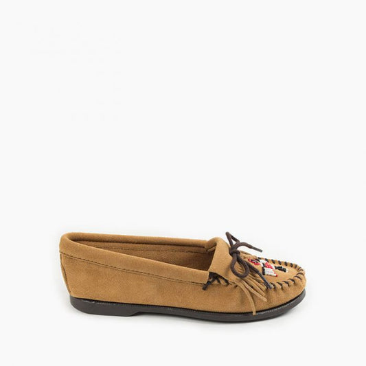 Minnetonka Women's Natural Thunderbird Boat Moc