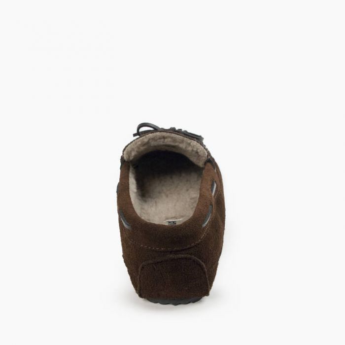 Minnetonka Men's Chocolate Casey Shoe