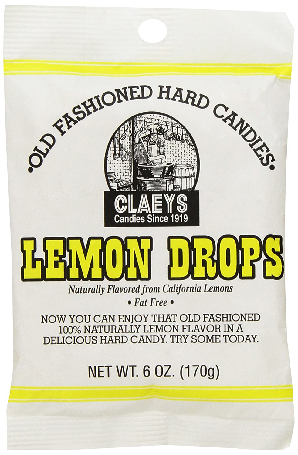 Claeys Old Fashioned Hard Candies Lemon Drops