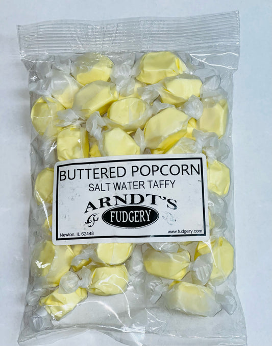 Arndt's Fudgery Buttered Popcorn Salt Water Taffy