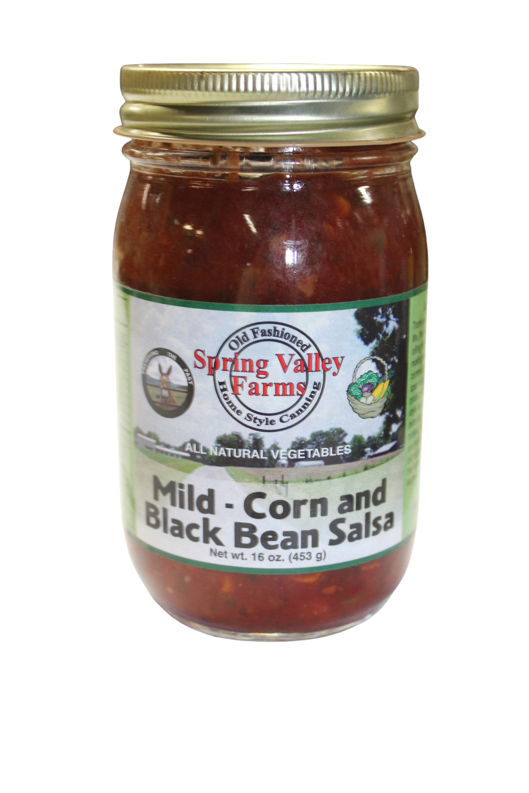 Spring Valley Farms Mild Corn and Black Bean Salsa