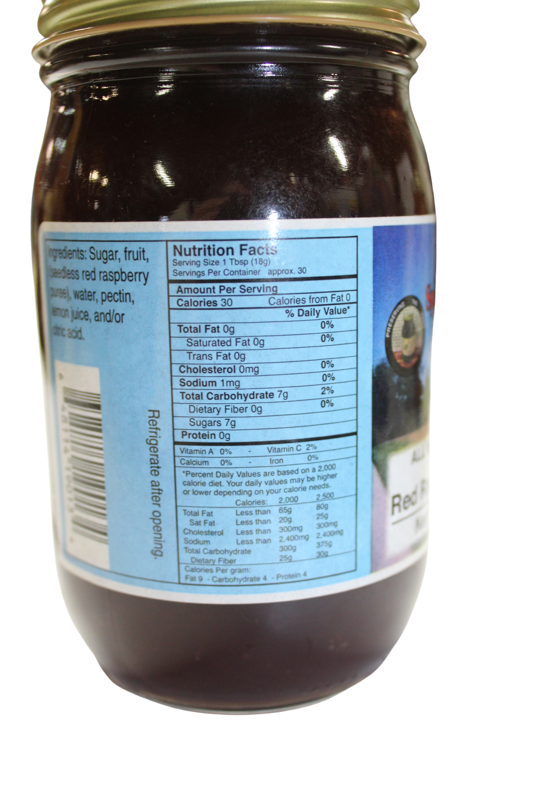 Old Store Raspberry Seedless Jam Spring Valley Farms Red Raspberry Seedless Jam – The Olde General Store