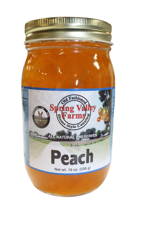 Spring Valley Farms Peach Jam