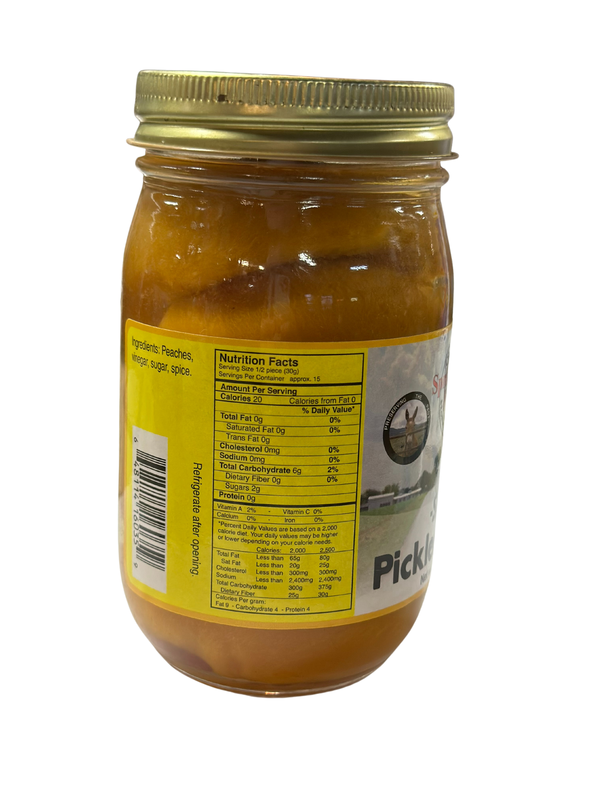 Spring Valley Farms Spiced Pickled Peaches