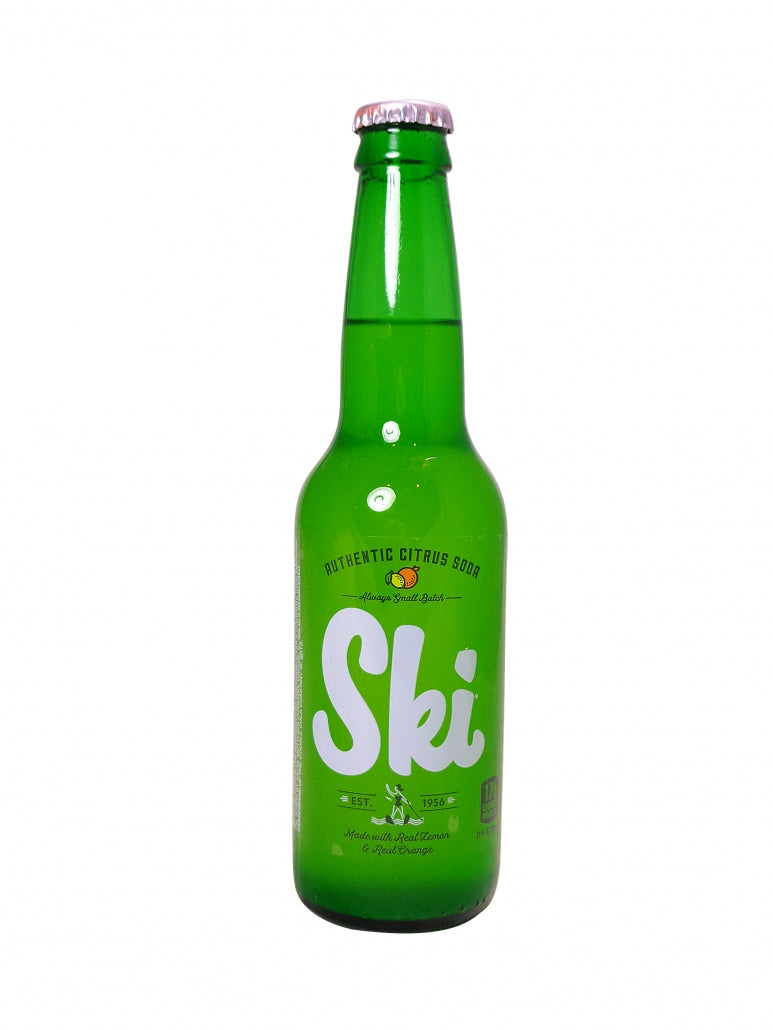 Ski Glass Bottle